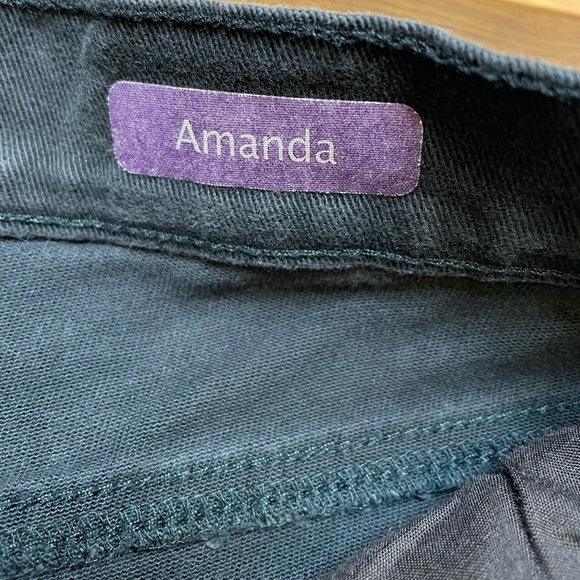 Gloria Vanderbilt size 10 black Amanda straight leg jeans - Picture 6 of 7